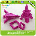 Изысканная Франция Red Eiffel Iron Tower Shaped Eraser